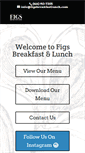 Mobile Screenshot of figsbreakfastlunch.com