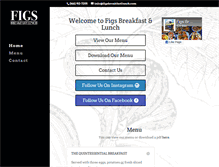 Tablet Screenshot of figsbreakfastlunch.com
